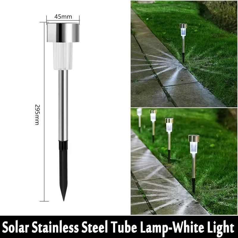 Solar Outdoor Garden Lights Waterproof Landscape Pathway Lamp for Yard Backyard Lawn Patio Decor