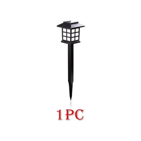 Outdoor LED Solar Pathway Lights IP65 Waterproof Landscape Lawn Stakes 1 to 10 Pack for Yard Garden Patio