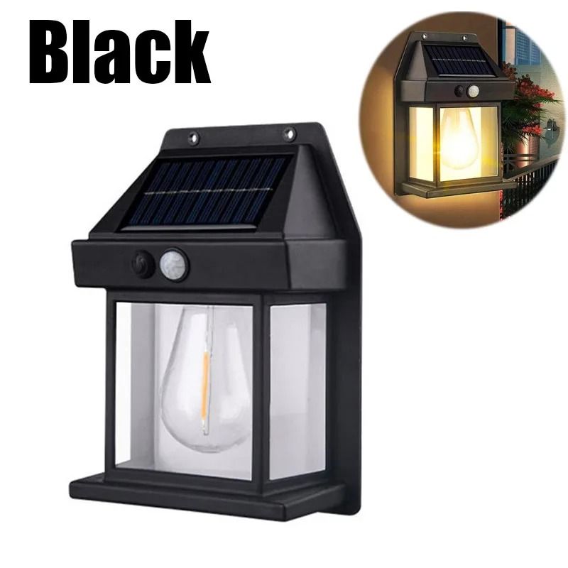Outdoor Solar LED Street Light Waterproof Wall Lamp 1 to 8 Pack for Garden Yard Pathway