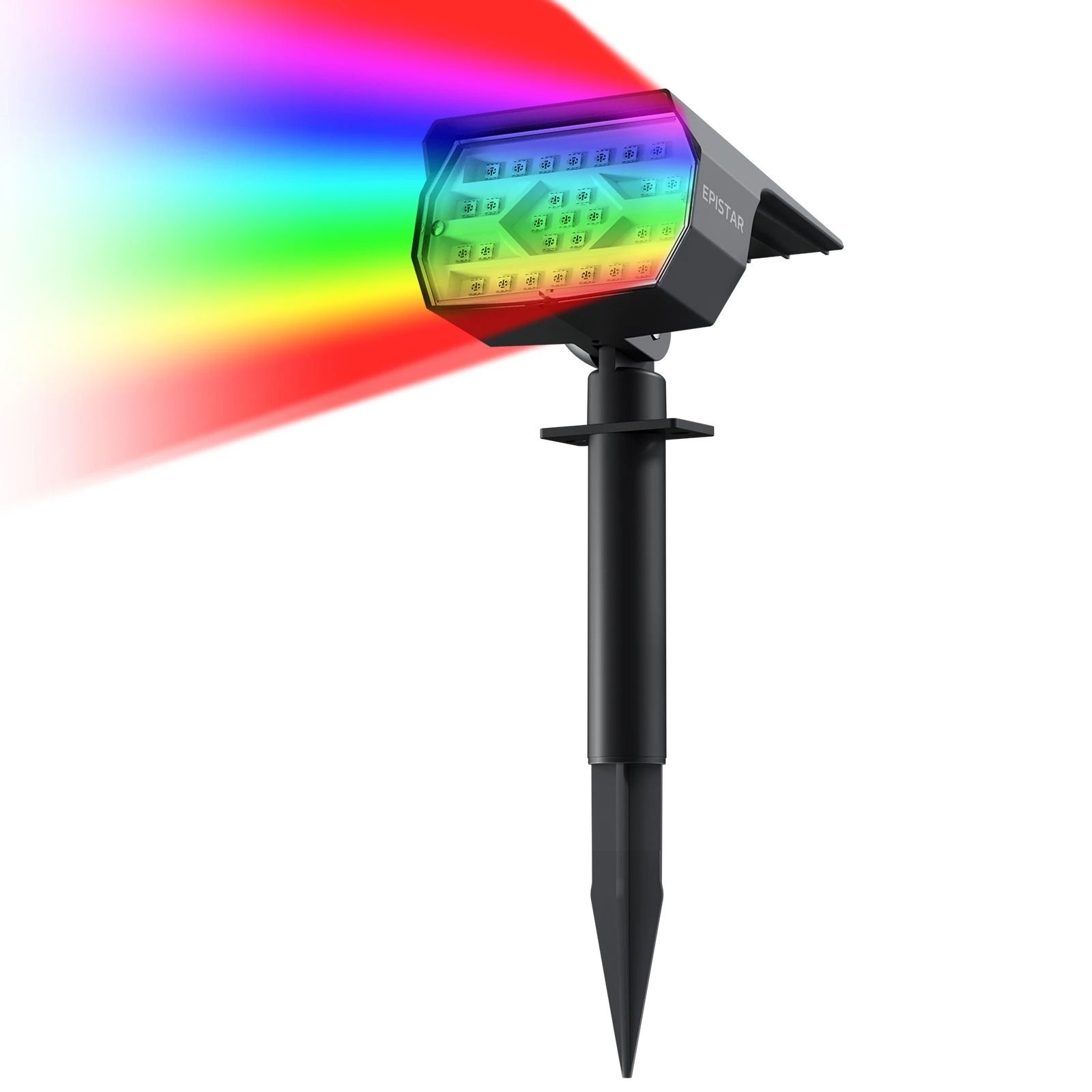 29 LED RGB Solar Spotlight 7 Color Changing Christmas Outdoor Landscape Light IP67 Waterproof for Garden Patio Yard