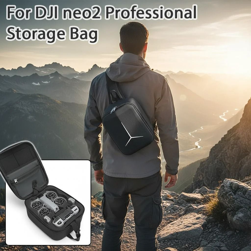 Portable Shoulder Bag Travel Carrying Case Storage Handbag for DJI Neo 2 Drone Accessories