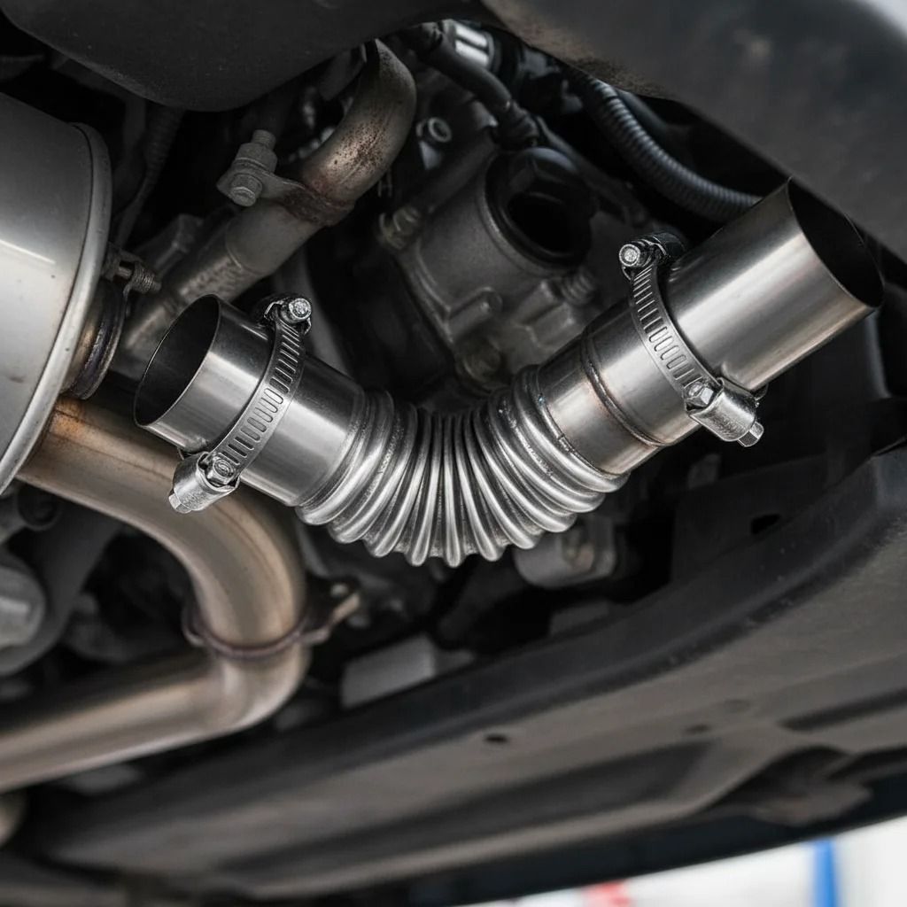 25mm Stainless Steel Exhaust Pipe Tube Elbow Connector with Clamps for Diesel Parking Heater & Boat Heater
