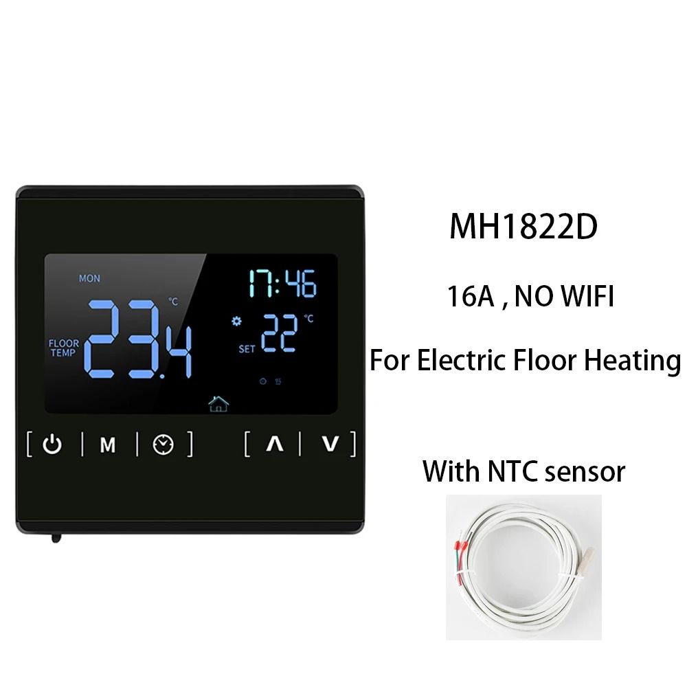 Tuya WiFi Smart Thermostat Controller for Electric Floor Heating, Water & Gas Boiler (Alexa & Google Home)