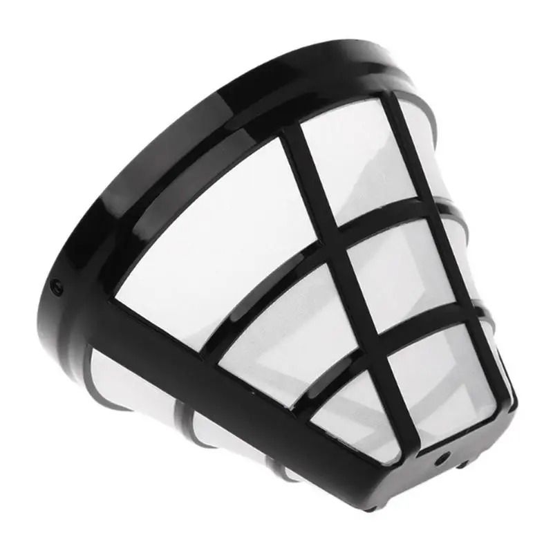 Reusable Stainless Steel & Nylon Mesh Cone Coffee Filter Basket Dripper Strainer Cup Brewer