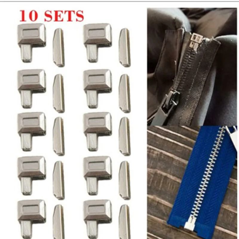 197-Piece Zipper Repair Kit with Replacement Pullers, Stops & Heavy-Duty Install Pliers Tool