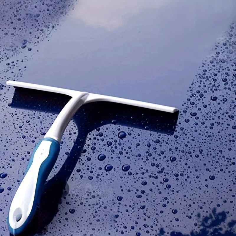 Automotive T-Style Front & Rear Window Snow Scraper Squeegee Windscreen Wiper Tool
