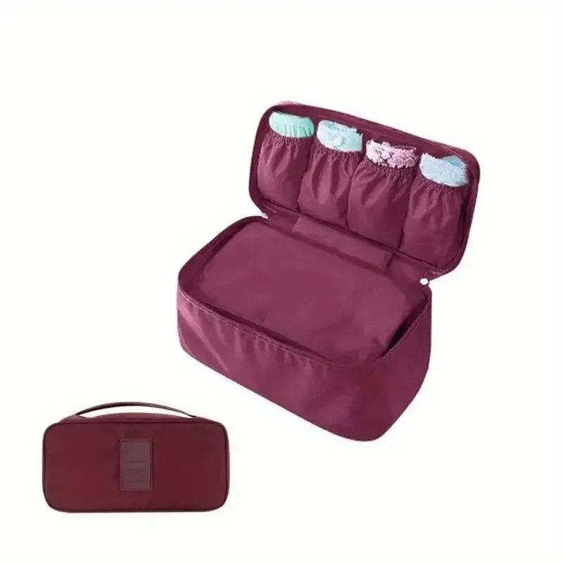 Simple Portable Underwear Storage Bag & Lightweight Dustproof Travel Organizer