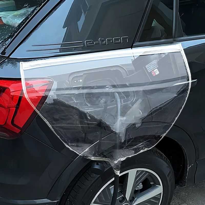Universal Magnetic EV Charger Port Rain Cover - Waterproof & Snowproof Protector for Tesla Model 3, Model Y & Electric V