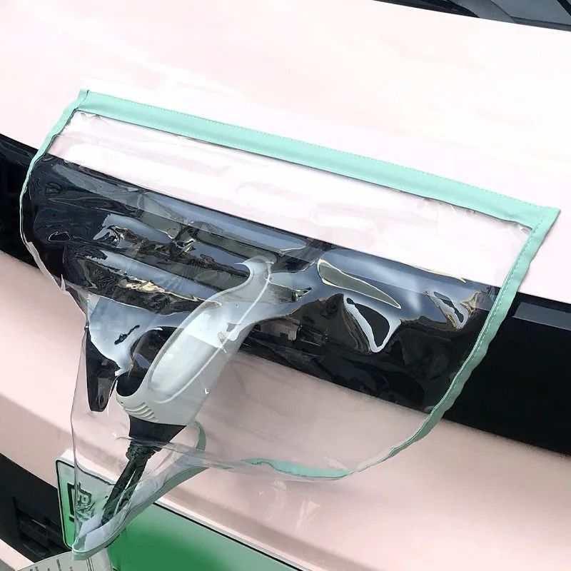 EV Charger Port Rainproof & Dustproof Cover for Tesla Model 3 & Model Y - Outdoor Charger Plug Protection Shield