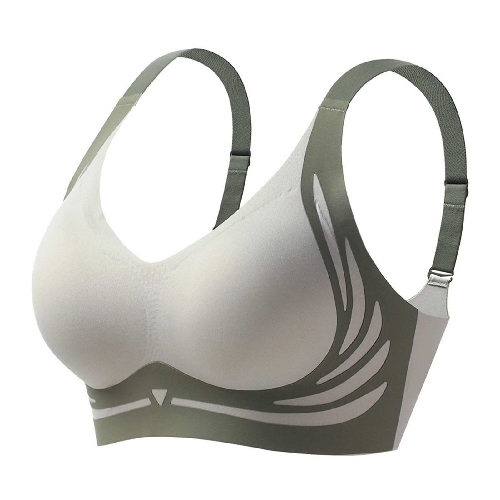 Lifting Anti-Sagging Wireless Push-Up Sports Bra - Machine Washable Shockproof Fixed Cup Underwear