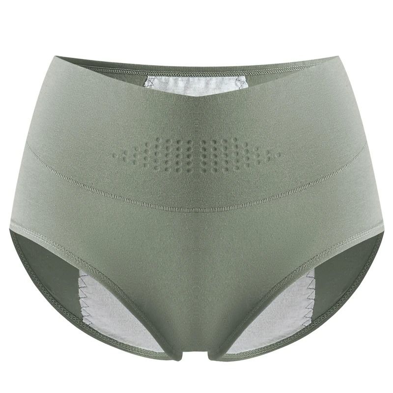 High Waist Leak-Proof Menstrual Period Panties - Widened Protective Area Cotton Plus Size Physiological Briefs (L–4XL)