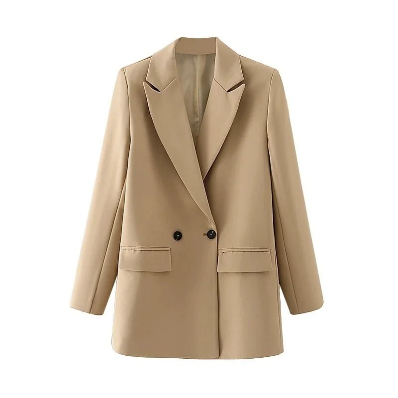 HXAO Women's Tailored Office Blazer - Fashion Long Sleeve Suit Coat Outerwear