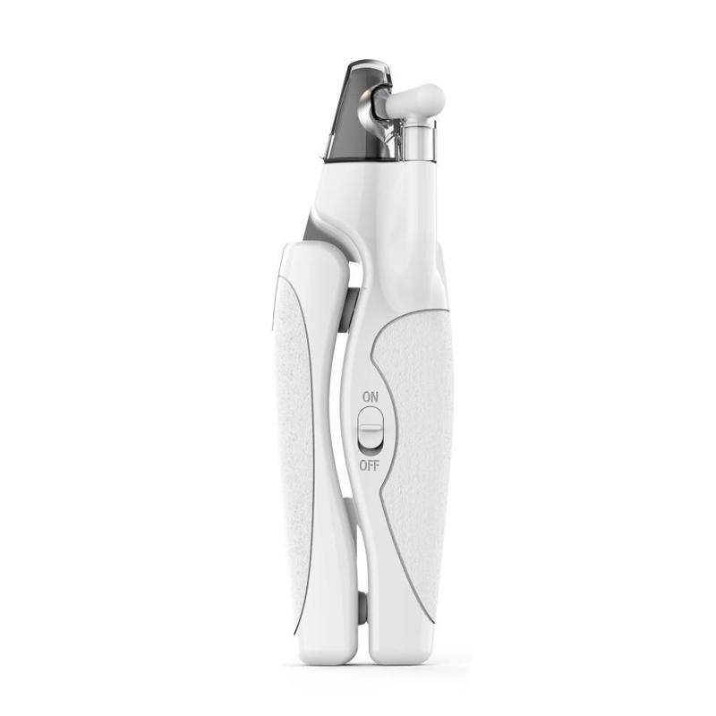 LED Dog Nail Clipper with Safety Light Rechargeable Pet Nail Trimmer for Dogs and Cats
