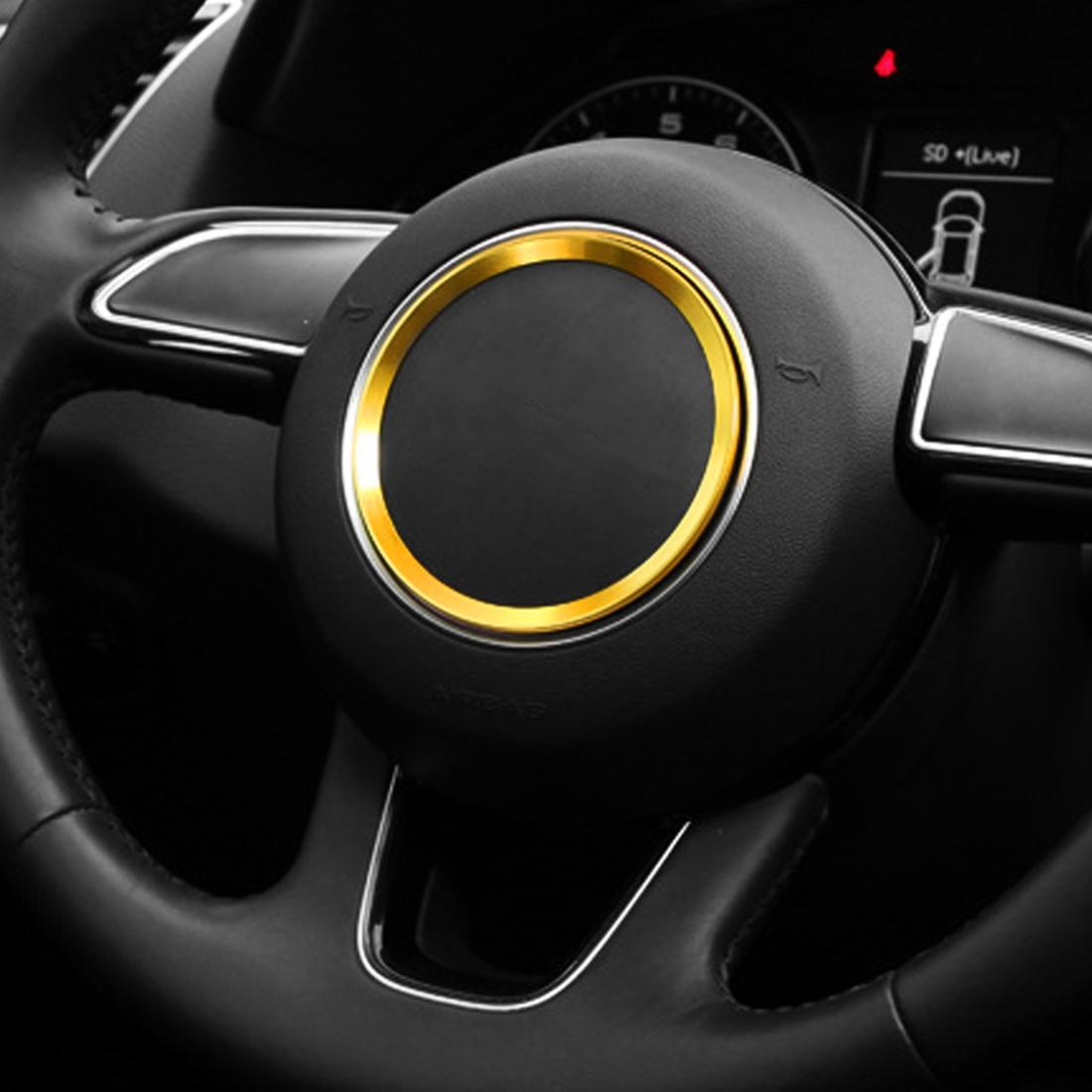 Luxury Audi Steering Wheel Trim Ring Cover for A4L A3 A5 2017-2019 Interior Upgrade