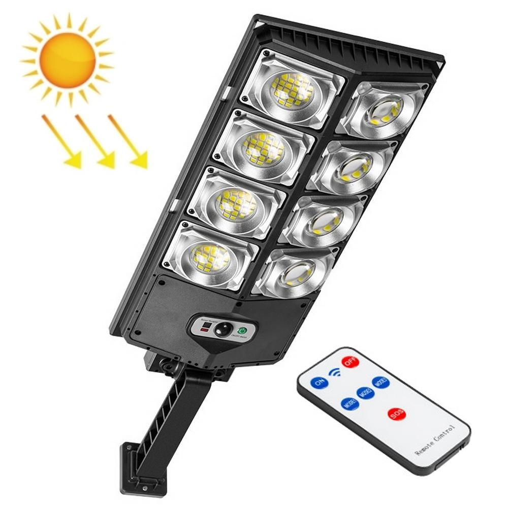 E-SMARTER 336 LED Solar Motion Sensor Security Light Outdoor Waterproof Wall Lamp