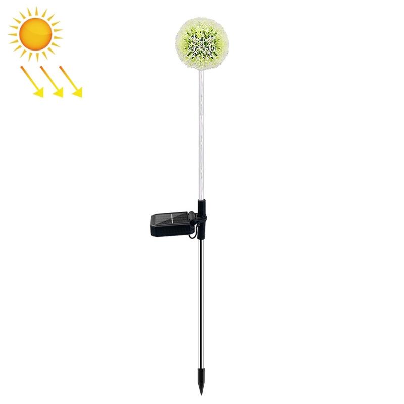 Dandelion Solar Garden Lights Head Outdoor LED Lawn Pathway Waterproof Decorative Lamp