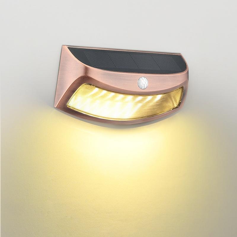 Solar Motion Sensor Wall Light IP65 Waterproof Outdoor LED Security Lamp