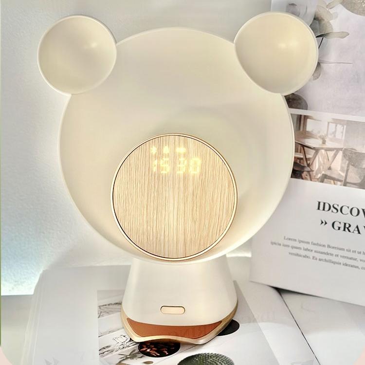 Smart Bear Night Light with Bluetooth Speaker Lamp & Wireless Charging Lamp