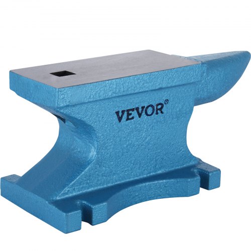 55lb Blacksmith Anvil with Rugged Round Horn, Professional Cast Iron Anvil for Jewelers, Metalsmiths & Forge Tools