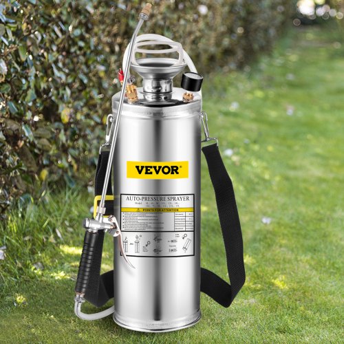 Pompa Sprinkle 3 Gal Hand Pump Sprayer w/ Adjustable Nozzle & Safety Valve | Inspire ...