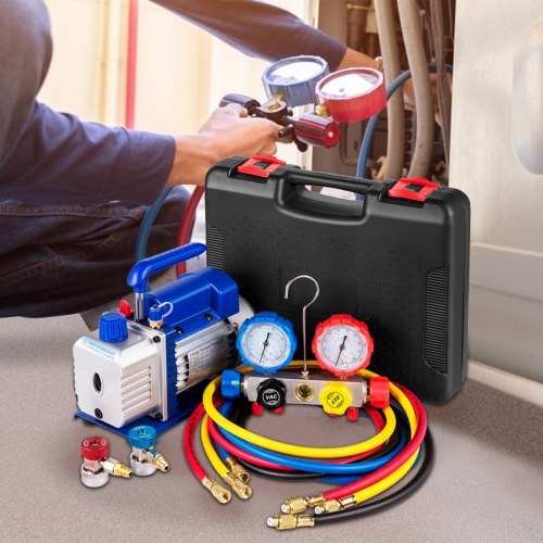 HVAC Vacuum Pump Kit 4.8CFM with Gauge Set | Inspire Uplift