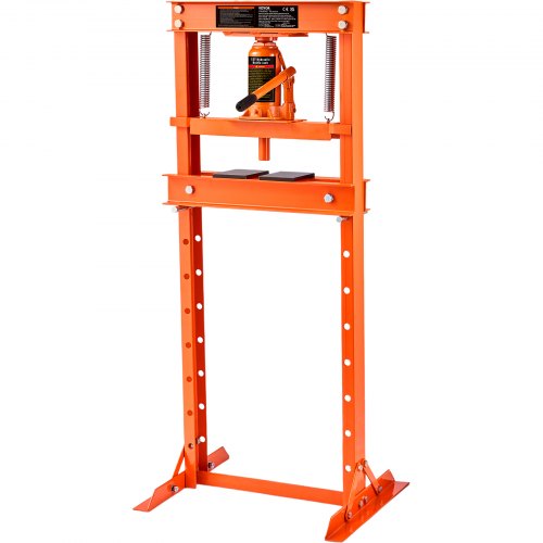 Hydraulic Shop Press H Frame Heavy Duty Adjustable Garage Floor Press