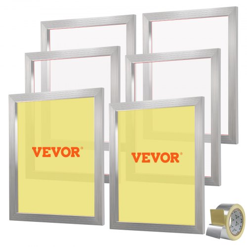 Aluminum Screen Printing Frames with Mesh Professional Silk Screen Printing Kit for T-Shirts