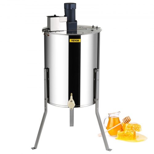 Electric Honey Extractor Frame Stainless Steel Honey Spinner with Adjustable Stand
