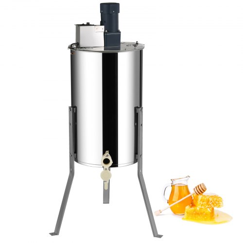 Heave Duty Electric Honey Extractor Frame Stainless Steel Honey Spinner with Adjustable Stand