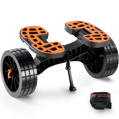 Heavy Duty Kayak Cart High lbs Capacity with Solid Wheels Adjustable Canoe Trolley
