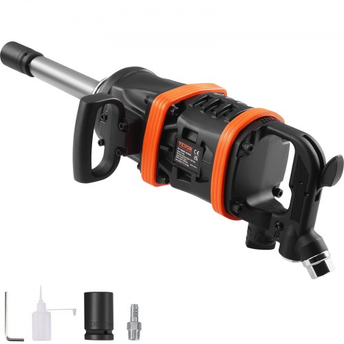 Air Impact Wrench High lbs Heavy Duty Pneumatic Impact Gun with Extended Anvil