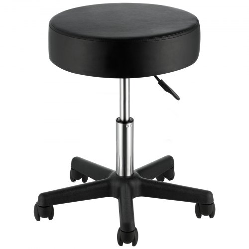Heavy Duty Adjustable Rolling Stool with Wheels for Salon, Medical, Office & Massage