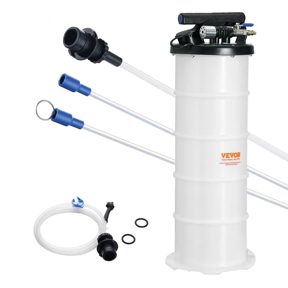 Pneumatic Manual Oil Changer, Fluid Extractor, Vacuum Fluid Extractor with Dipstick and Suction Hose, Oil Extractor Pump