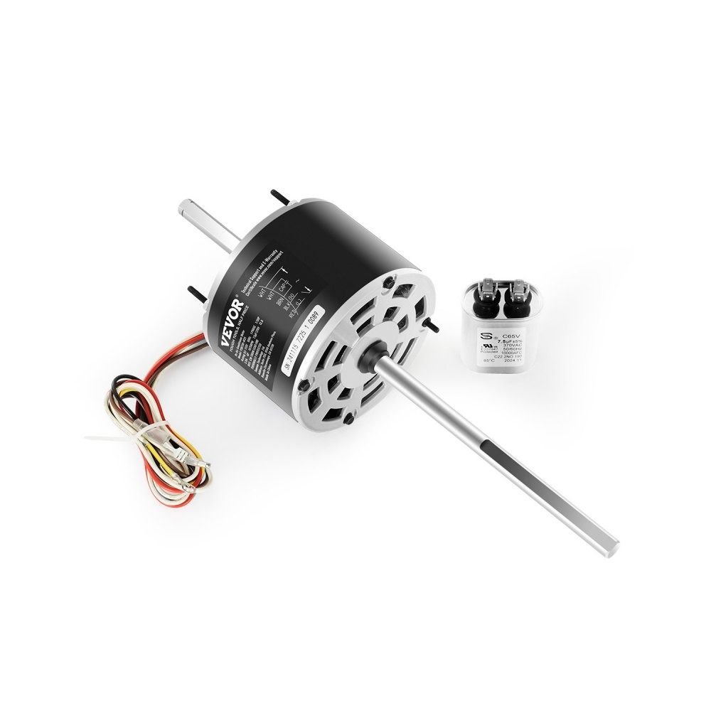 1/3HP RV AC Fan Motor 115V Dual Speed with Capacitor for Coleman Mach and Fasco D1092