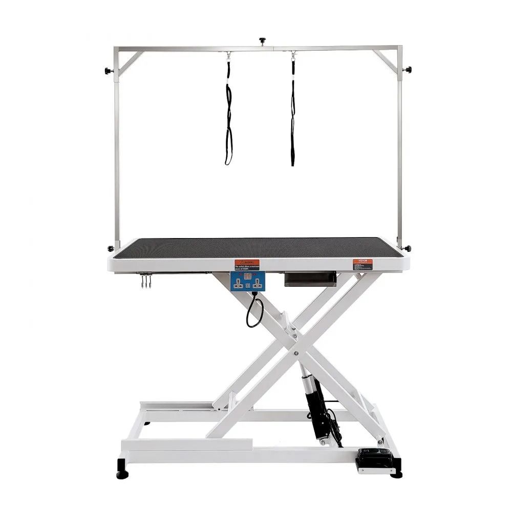 50 Inch Electric Dog Grooming Table Heavy Duty Adjustable Pet Grooming Station