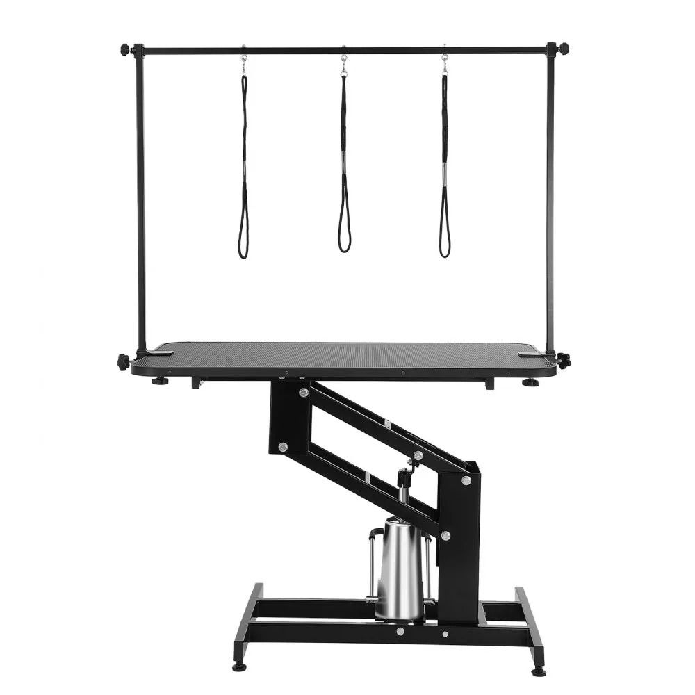 43 Inch Hydraulic Pet Grooming Table Heavy Duty Dog Grooming Station