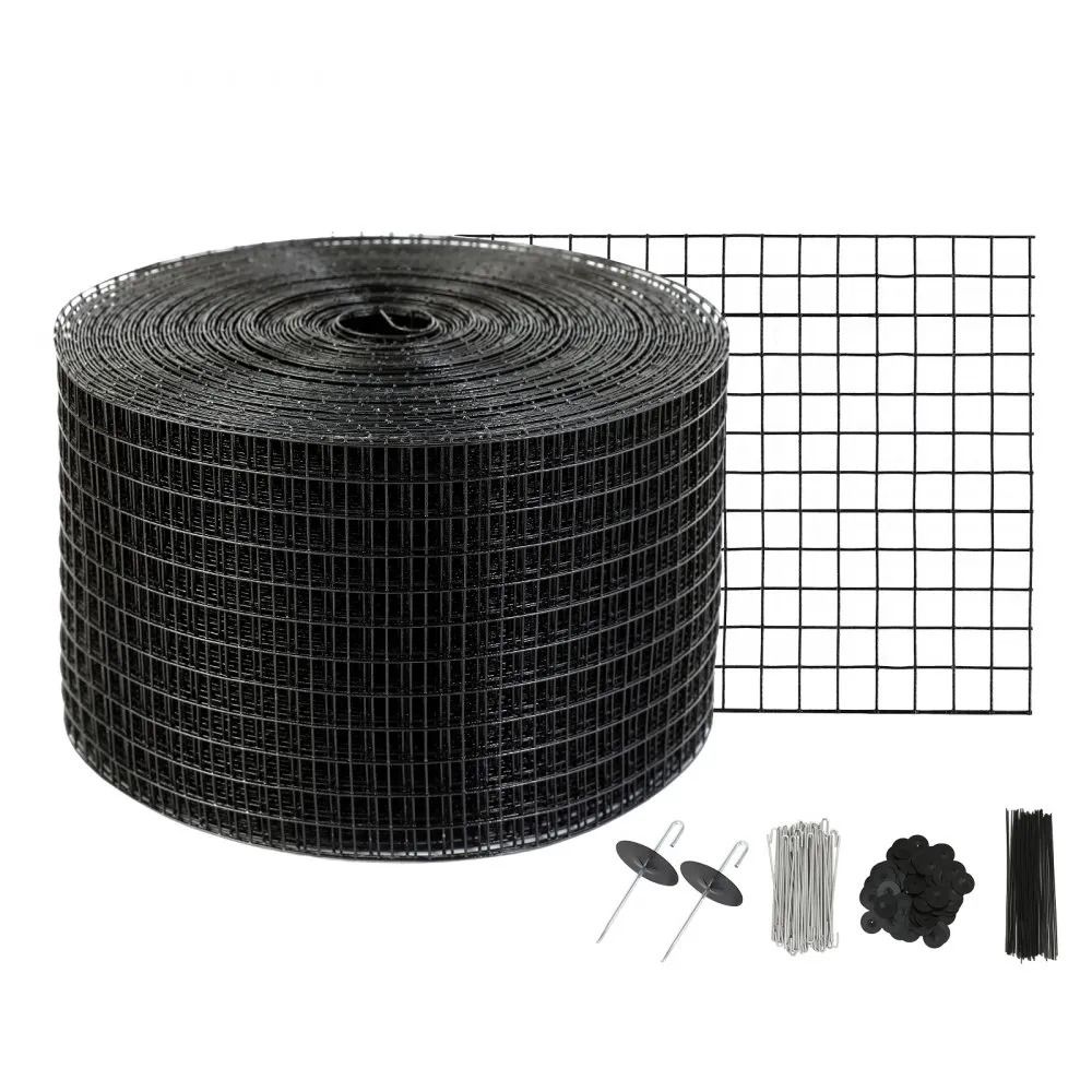 Solar Panel Bird Guard Critter Barrier Roll Kit with PVC Coated Mesh and Fasteners