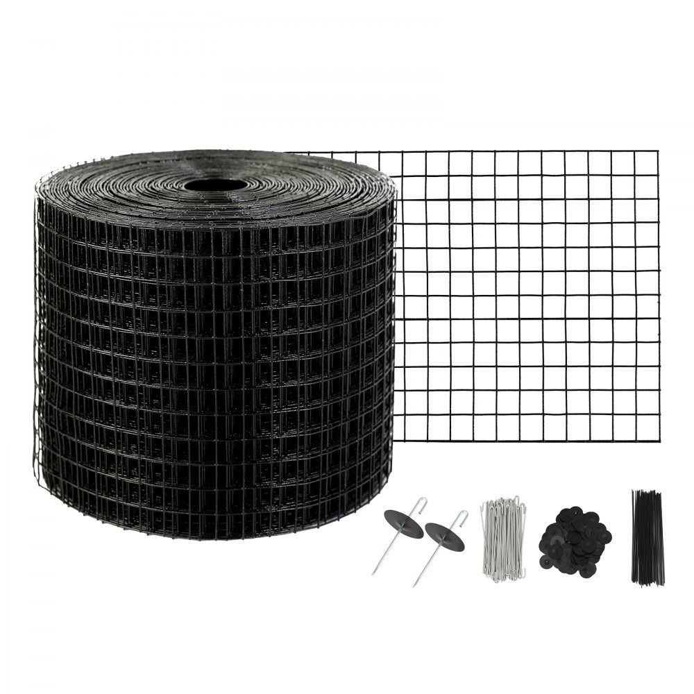 Solar Panel Bird Guard Critter Proof PVC Coated Wire Mesh Kit 6 Inch x 50 Ft
