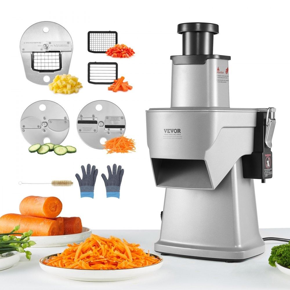 4 in 1 Electric Vegetable Slicer and Commercial Food Chopper