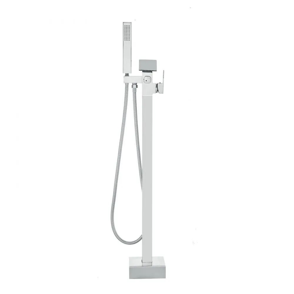 Freestanding Bathtub Faucet with 360 Swivel Tub Filler and Handheld Shower