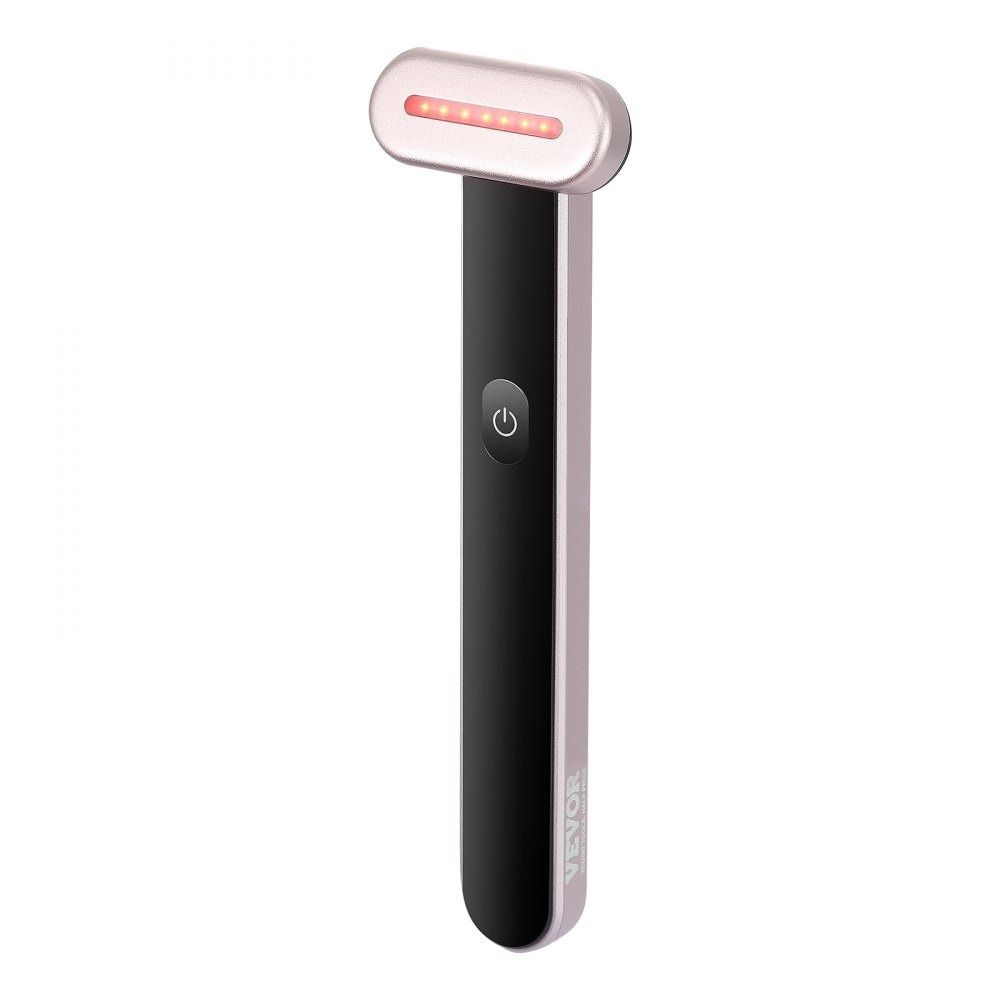 Red Light Therapy Wand LED Facial Massager with Heat and Vibration for Face Neck and Eyes