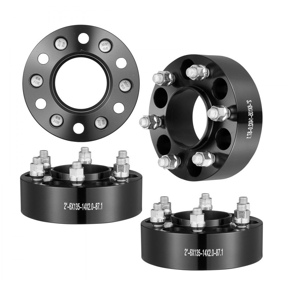 2 Inch Hubcentric Wheel Spacers 6x5.3 Forged Aluminum Wheel Adapters