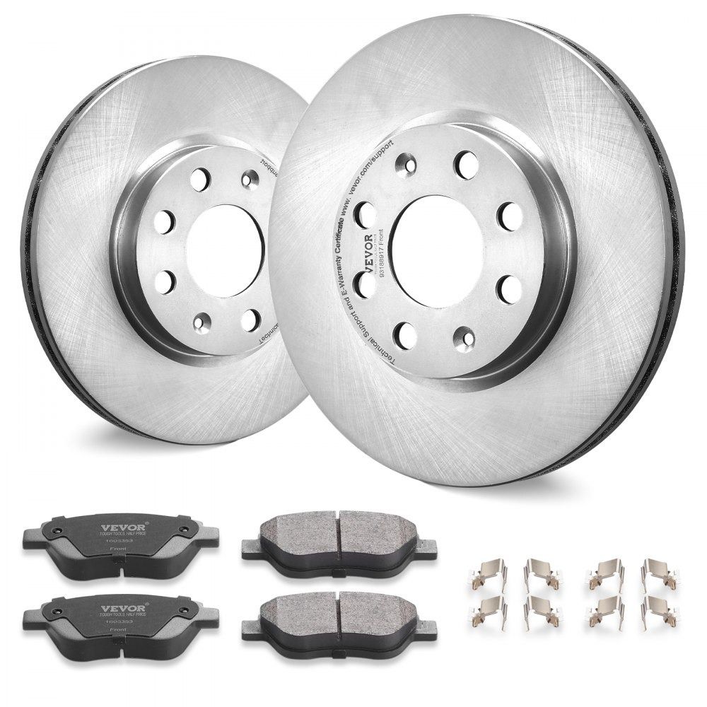Vauxhall Front Brake Kit with Ceramic Brake Pads and 257mm Brake Rotors