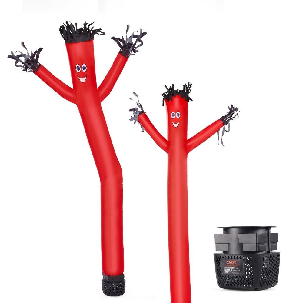 6 ft Inflatable Tube Man Set with 1/15 HP Blower and Extra Dancing Tube Man
