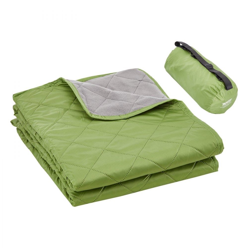 Waterproof Camping Blanket with 330GSM Fleece 82 x 55 in