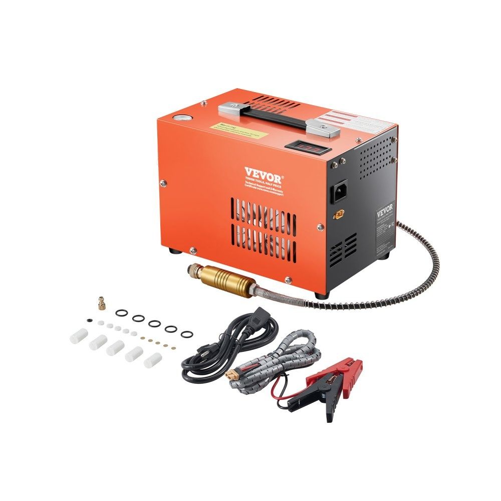 Portable PCP Air Compressor 4500 PSI with Dual Power Supply and Fan Cooling