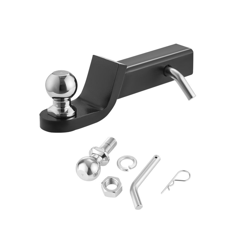 Heavy Duty Trailer Hitch Ball Mount with 2 Inch Ball 7500 lb Capacity and 2 Inch Drop
