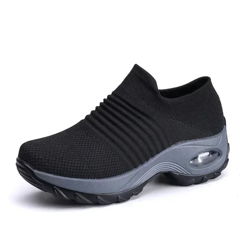 Women Orthopedic Style Non Slip Platform Sneakers Breathable Wear Resistant Casual Shoes