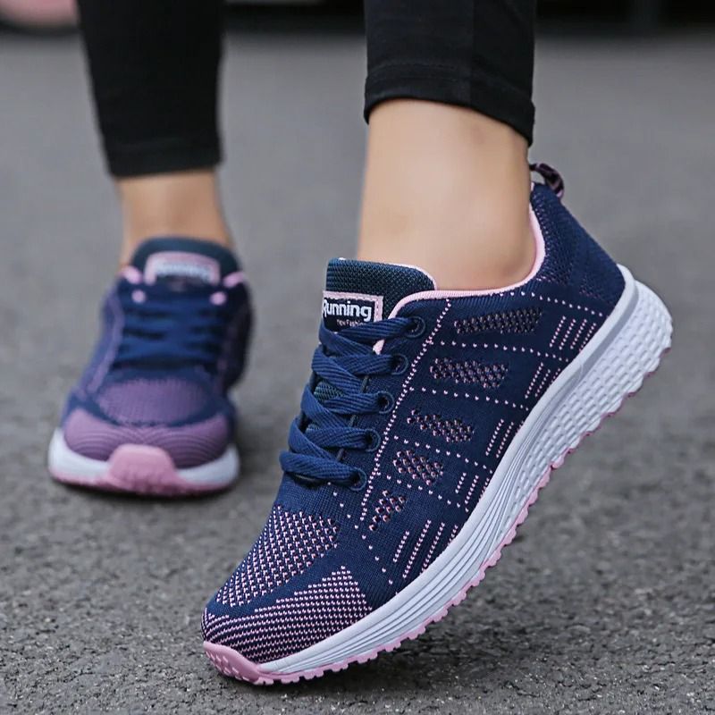 Women Breathable Mesh Walking Sneakers Lightweight Casual Fl | Inspire ...