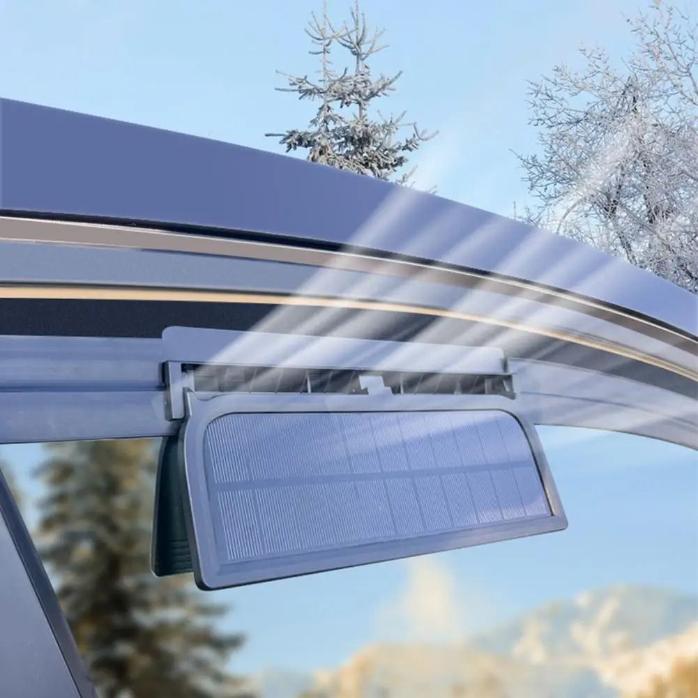 Autogenous Fan Solar Powered Car Cooling Fan with Three Ventilation Outlets | Inspire ...